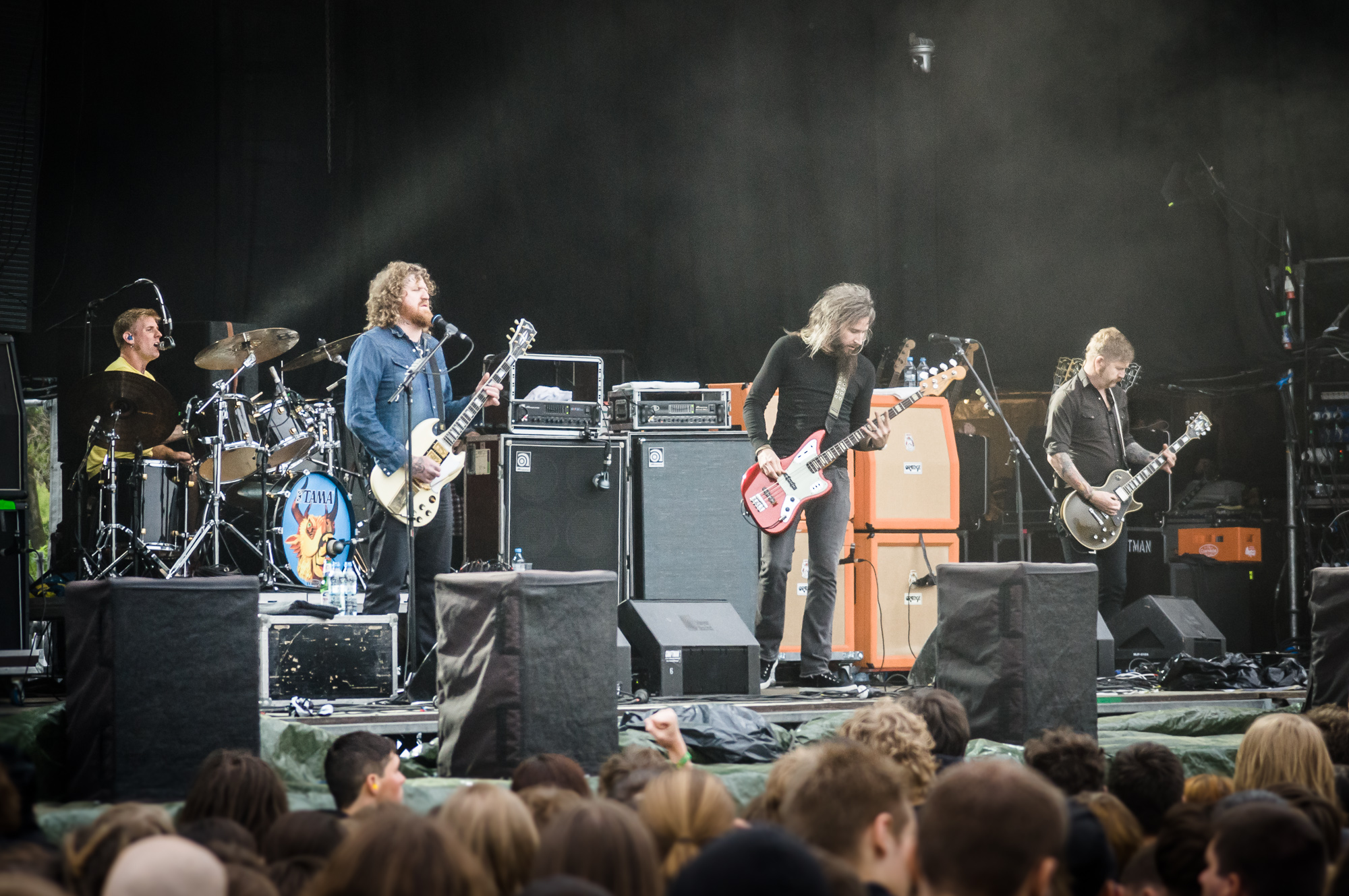 Audience at a Mastodon concert